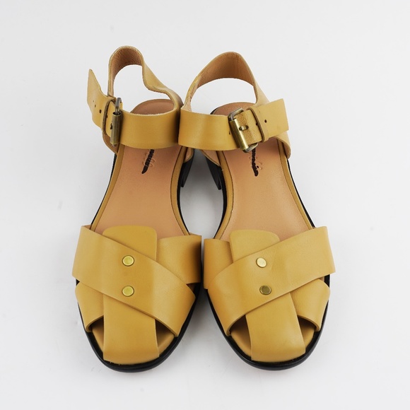 New MADEWELL Size 7.5 The Ira Sandal in Dried Straw - Picture 4 of 8